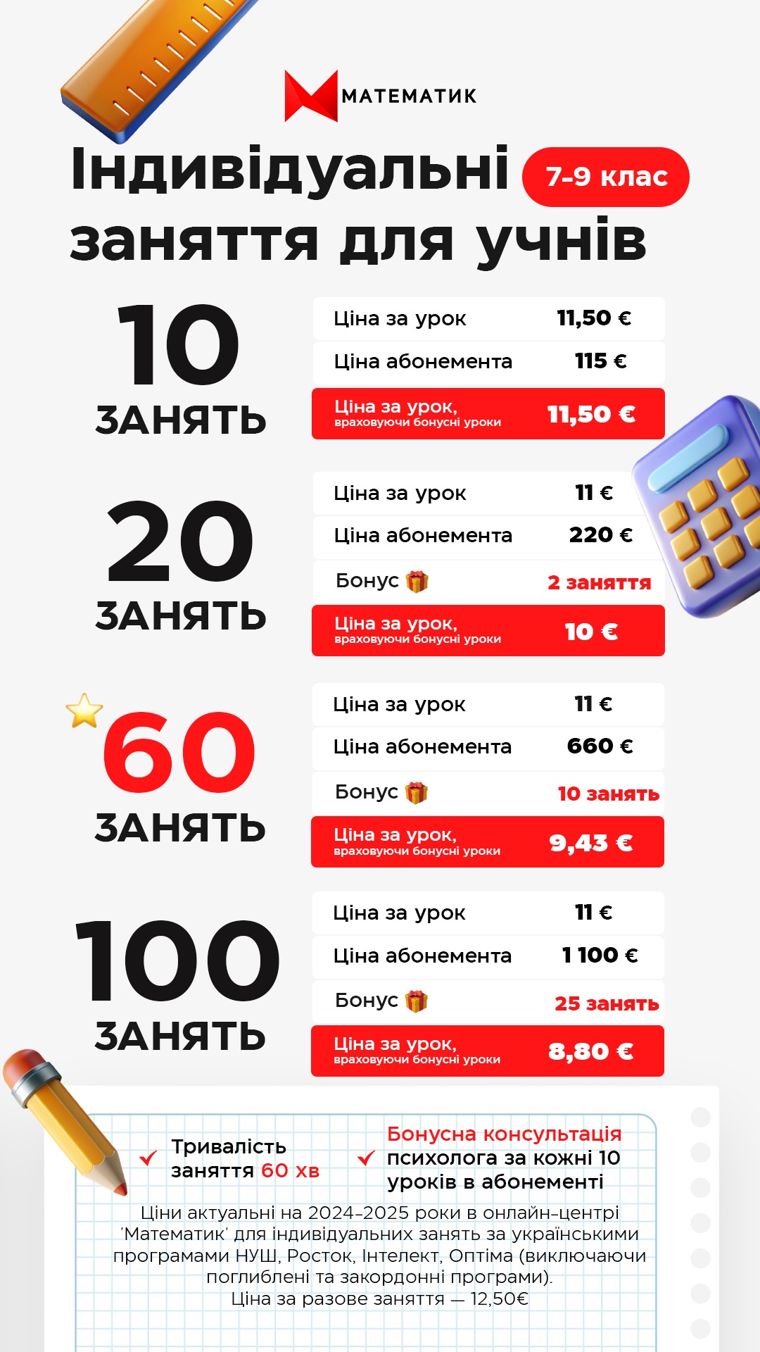 Індивідуальні 5